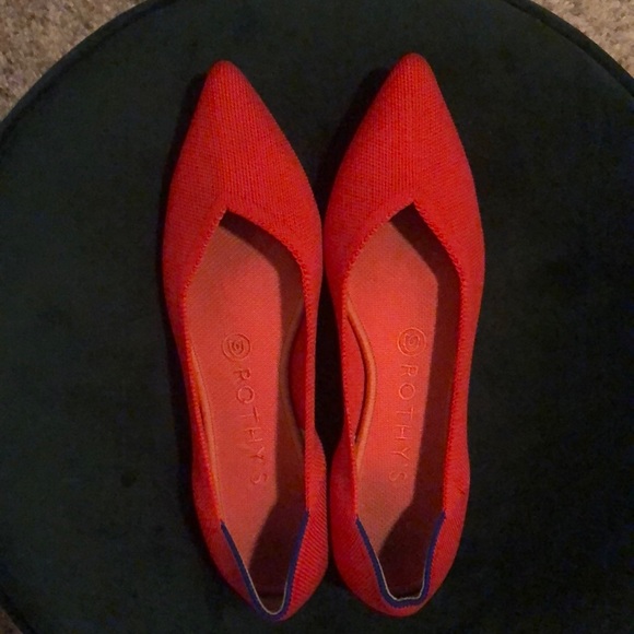 Rothy's Shoes - Rothys flats flame red 8.5